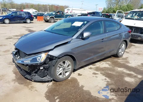 2019 Hyundai Elantra Sel z USA, uszkodzony, nr VIN 5NPD84LF3KH405177